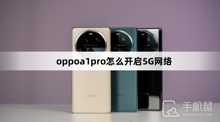 oppoa1pro怎么开启5G网络