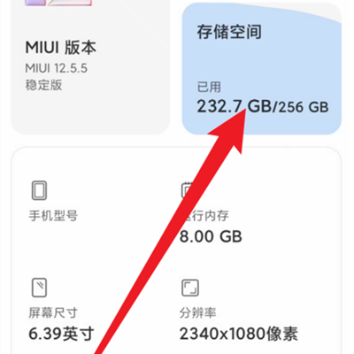 Xiaomi 12S查看内存占用教程