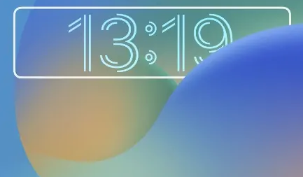iOS16锁屏时间字体大小调整教程