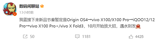 vivo X100 Pro什么时候发布